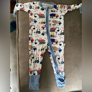 LITTLE SLEEPIES 3-6 month size Zippie Bamboo Pajama
